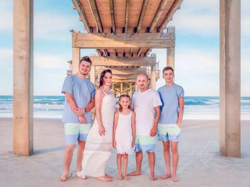 Family Photographer Capturing Beautiful Beach Photos in Daytona Beach