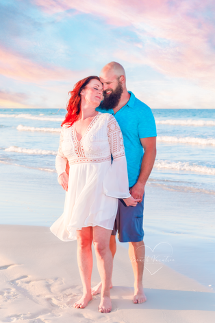 Beach portrait photography