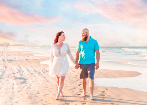 Beach portrait photography