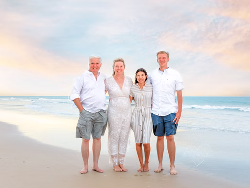 Family Beach Pictures in Ponce Inlet, Florida
