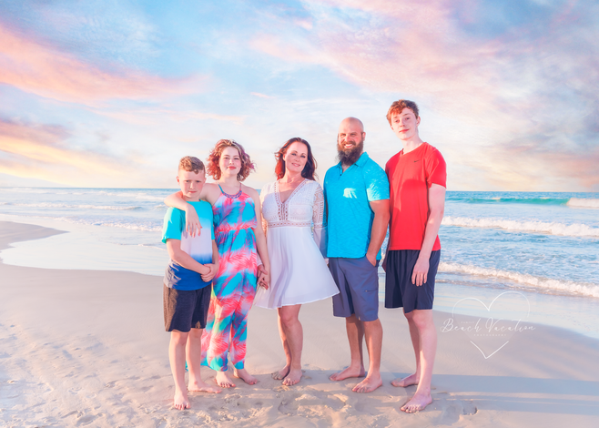 Beach portrait photography